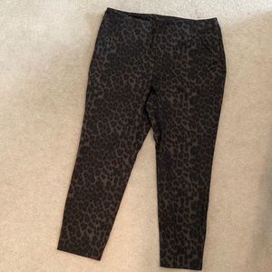 Soft Surroundings Animal Print Pants